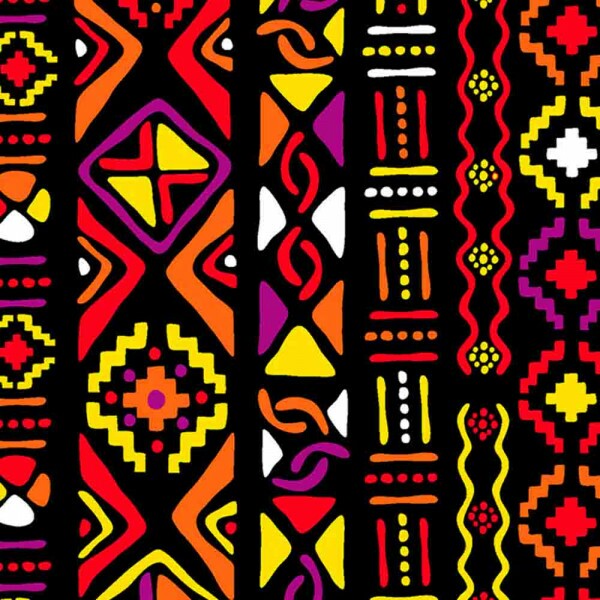 COLEÇÃO AFRICA DIGITAL - PRETO C/ MARGENTA - ( 80169 VAR,01 ) - ( E8208 ) - P