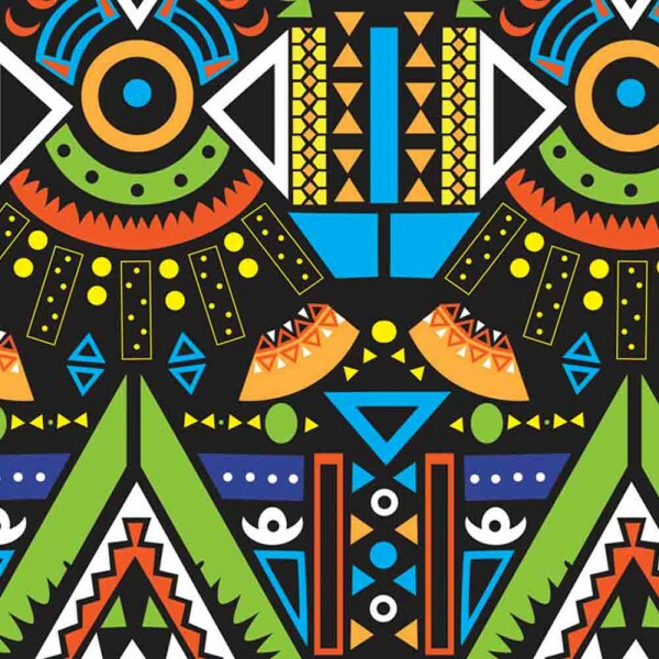 COLEÇÃO AFRICA DIGITAL - PRETO C/ VERDE - ( 80168 VAR,01 ) - ( E8209 ) - P