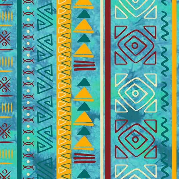 COLEÇÃO AFRICA - TRIC. DIGITAL - FAIXAS AZUL - ( 82636 VAR,01 ) - C