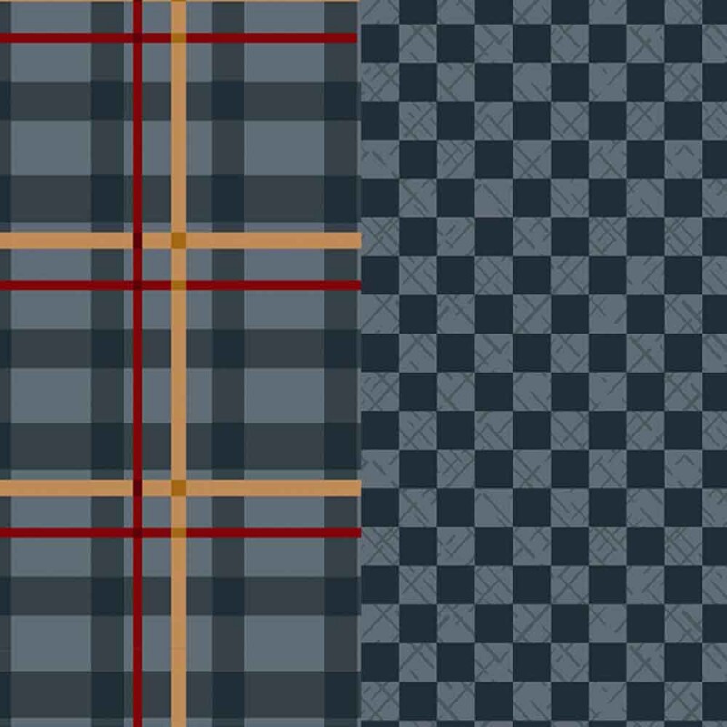 COLEÇÃO BASICS FOR ALL DIGITAL - XADREZ - CINZA - ( 82980 VAR,03 ) - C