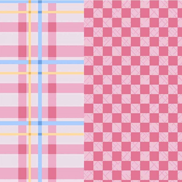 COLEÇÃO BASICS FOR ALL DIGITAL - XADREZ - ROSA - ( 82980 VAR,04 ) - C