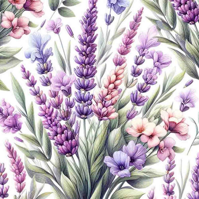 COLEÇÃO GARDEN - TRIC. DIGITAL - LAVANDAS  - ( 83670 VAR,01 ) - C