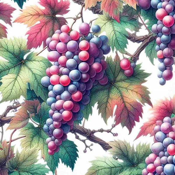 COLEÇÃO VINEYARD - TRIC. DIGITAL - COMPOSE UVAS - ( 83678 VAR,01 ) - C