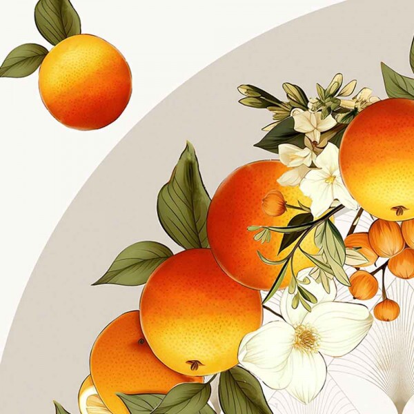 COLEÇÃO ORANGES - TRIC. DIGITAL - PAINEL JOGOS DE SOUSPLAT - 48,35cm - ( 1,48m x 0,50cm ) - ( 83680 VAR,01 ) - C