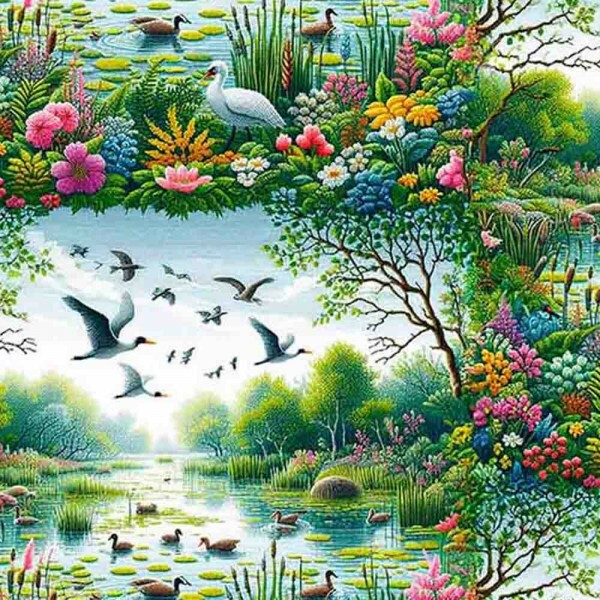 COLEÇÃO LANDSCAPE - TRIC. EST. DIGITAL - PANTANAL - ( 84672 VAR,01 ) - C