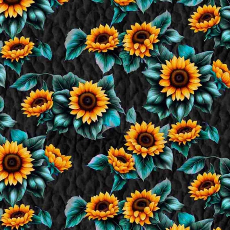 COLEÇÃO SUNFLOWER - TRIC. EST. DIGITAL - GIRASSOL MEDIO (85573) - C