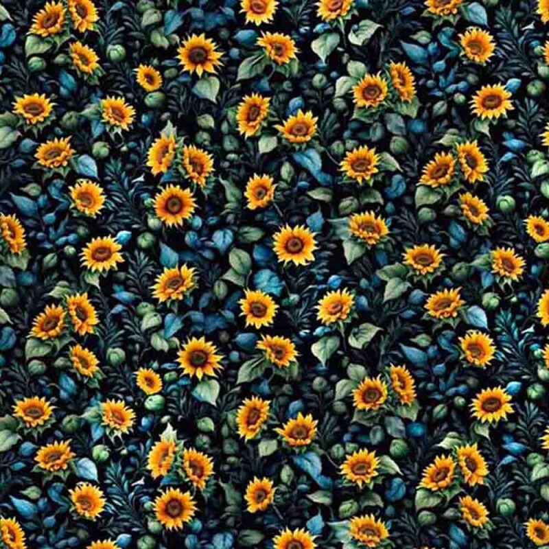 COLEÇÃO SUNFLOWER - TRIC. EST. DIGITAL - GIRASSOL PEQUENO (85572) - C