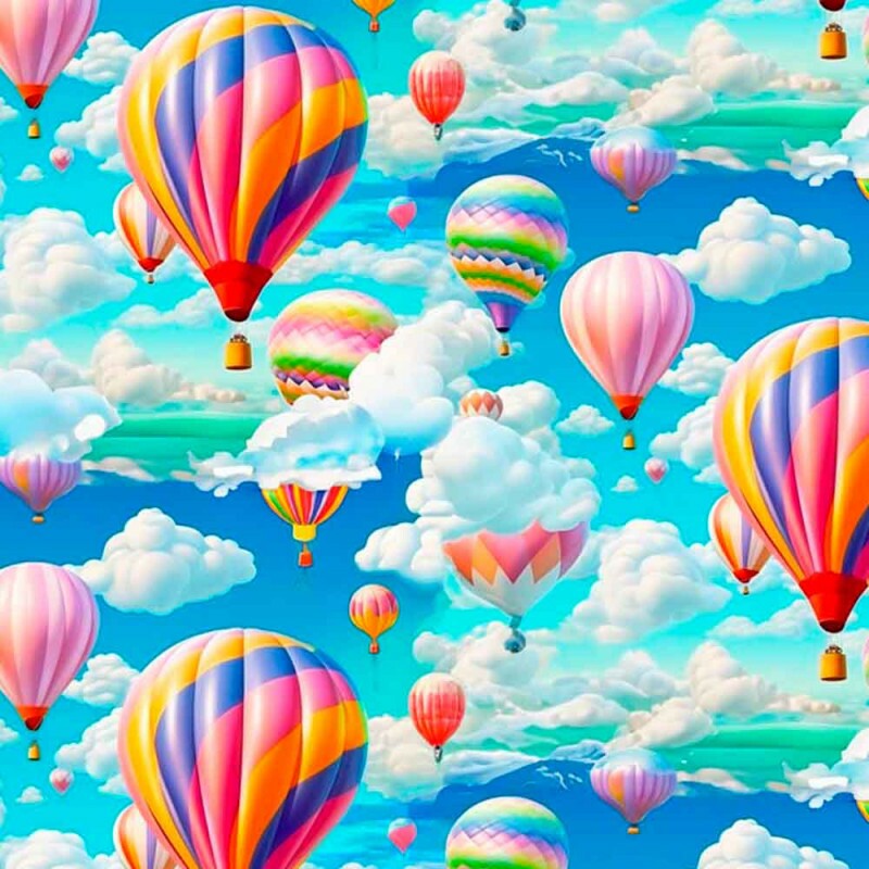 COLEÇÃO RAINBOW - TRIC. EST. DIGITAL - BALOES (85577) - C