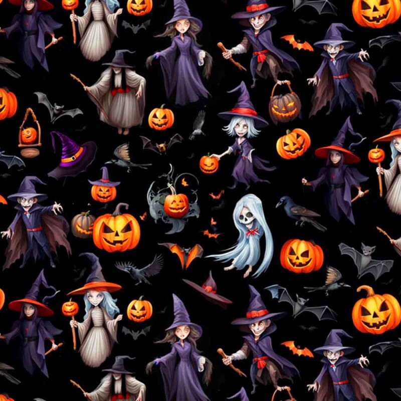 COLEÇÃO DIGITAL HALLOWEEN 2024 - TRIC. EST. DIGITAL - BRUXAS & BRUXOS - C