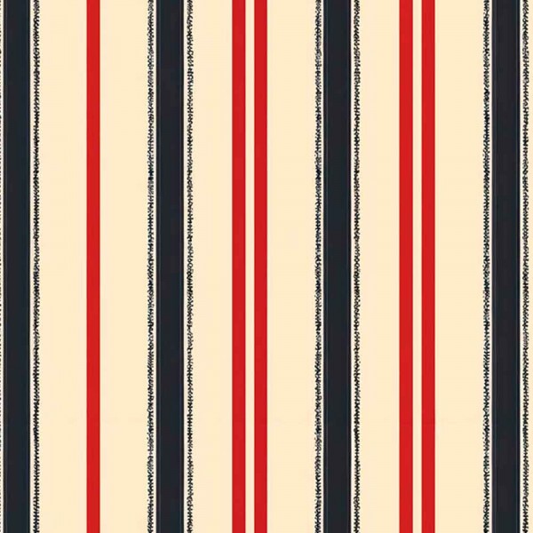 COLEÇÃO AMERICANA - TRIC. EST. DIGITAL -  LISTRADO MARINHO C/ VERMELHO - C