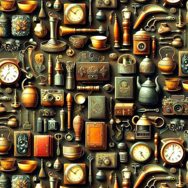 COLEÇÃO ANTIQUES - TRIC. EST. DIGITAL - UTENSÍLIOS ANTIGOS - 86915-01 C