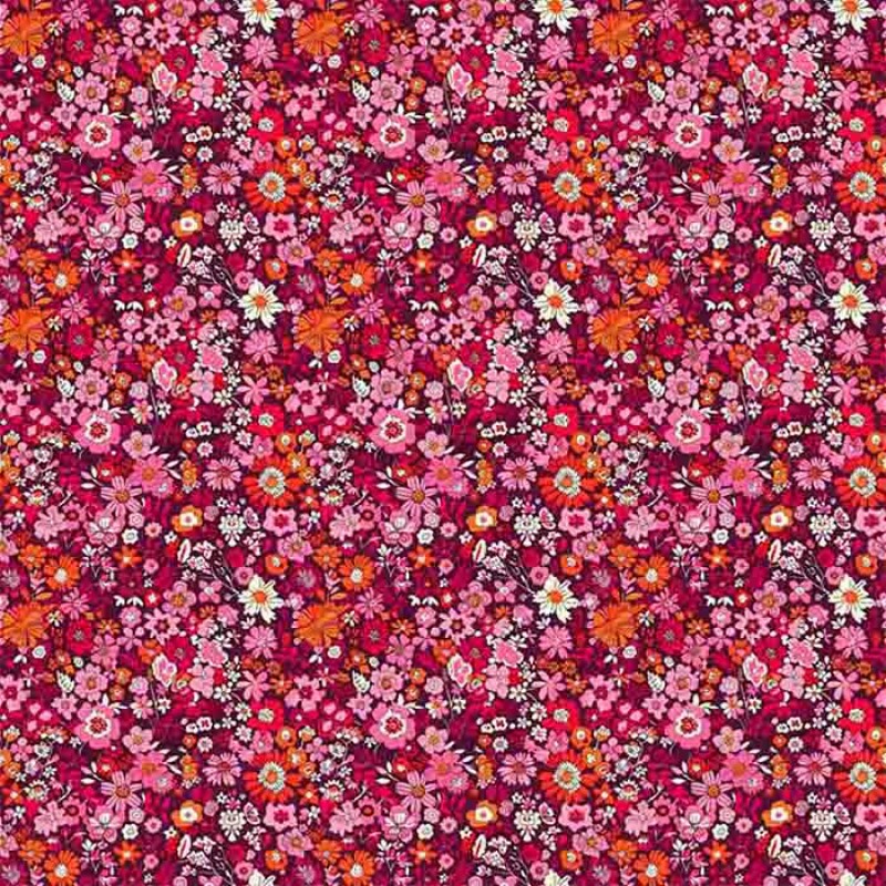 COLEÇÃO SPRING - TRIC. EST. DIGITAL - FLORAL MIUDO BORDO- ( 87126 var,01 ) - C