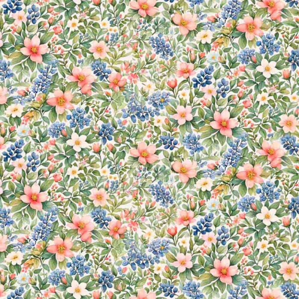 COLEÇÃO FAIRYTALE - TRIC. EST. DIGITAL - FLORAL COMPOSE