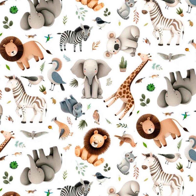 COLEÇÃO SELVA BABY - TRIC. EST. DIGITAL - ANIMAL 01 - C