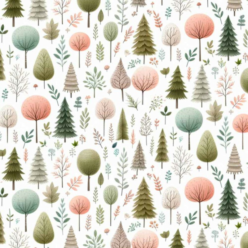 COLEÇÃO SELVA BABY - TRIC. EST. DIGITAL - ARVORES 87811-01