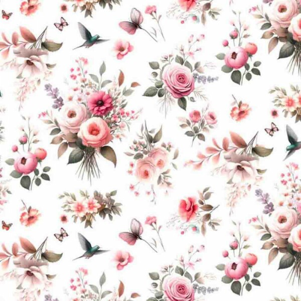 COLEÇÃO BAILARINA - TRIC. EST. DIGITAL - ROSAS 88244-01