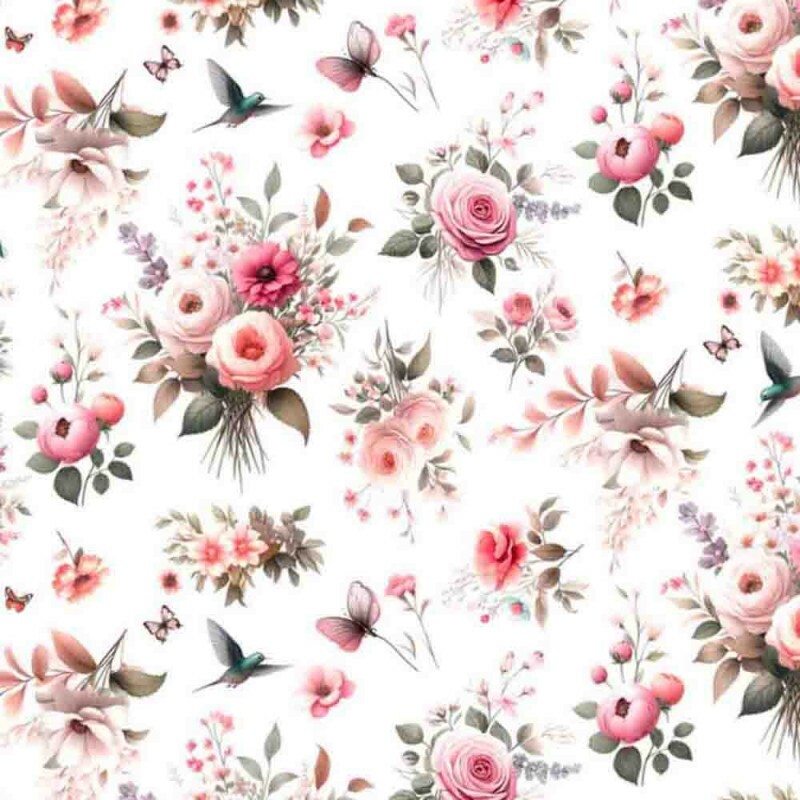 COLEÇÃO BAILARINA - TRIC. EST. DIGITAL - ROSAS 88244-01