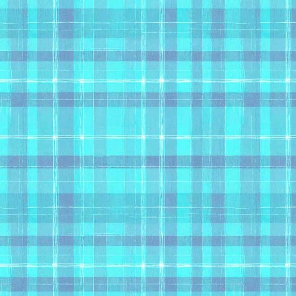 COLEÇÃO THE BOYS - TRIC. EST. DIGITAL - XADREZ AZUL CLARO