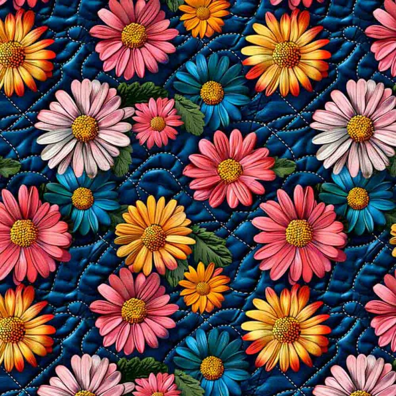 COLEÇÃO JEANS FLORIDO - TRIC. EST. DIGITAL -  FLORAL COLORIDO 88804-01