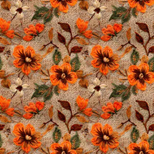 COLEÇÃO ZUCCA - TRIC. EST. DIGITAL -  FLORAL PEQUENO 88723-01