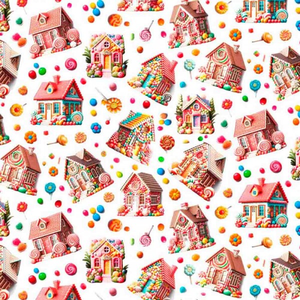 COLEÇÃO CANDY HOUSE - TRIC. EST. DIGITAL - CASINHA DE DOCES - 90500-01