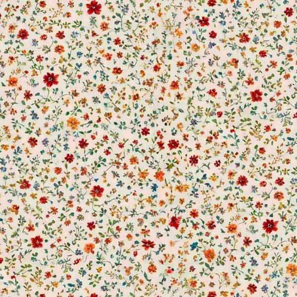 COLEÇÃO COUNTRY LIFE - TRIC. EST. DIGITAL - FLORAL PEQUENO 90502-01