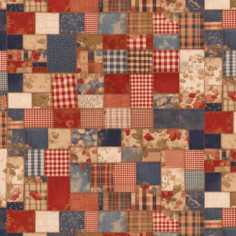 COLEÇÃO COUNTRY LIFE - TRIC. EST. DIGITAL - PATCH AZUL 90464-01