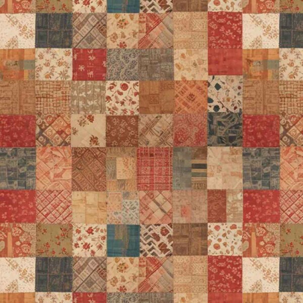 COLEÇÃO COUNTRY LIFE - TRIC. EST. DIGITAL - PATCH BEGE 90465-01