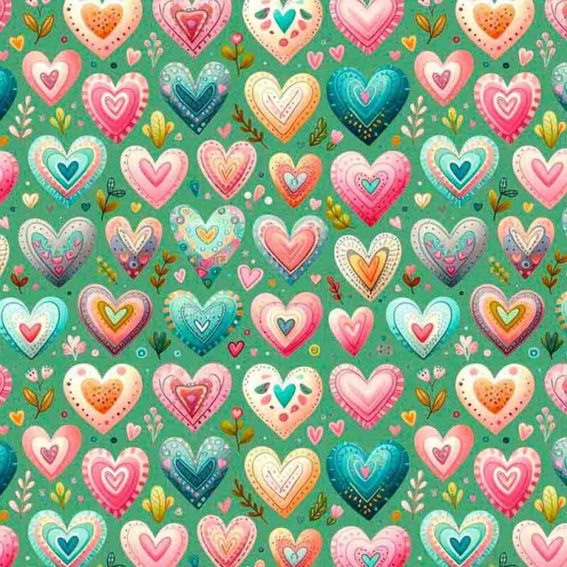 COLEÇÃO BIRDS - TRIC. EST. DIGITAL - CORAÇÃO C/ RAMOS 90527-01