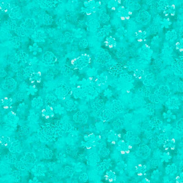 COLEÇÃO ORIENTAL - TRIC. EST. DIGITAL - FLORES ORIENTAL FD VERDE - 90508-01