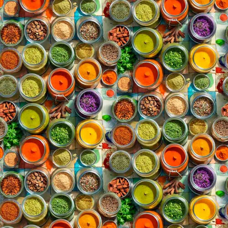 FV25 - COLEÇÃO TEMPEROS - TRIC. EST. DIGITAL - POTES DE TEMPEROS - 92088-001