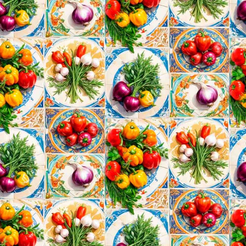 FV25 - COLEÇÃO TEMPEROS - TRIC. EST. DIGITAL - TEMPEROS/AZULEJOS - 92090-001