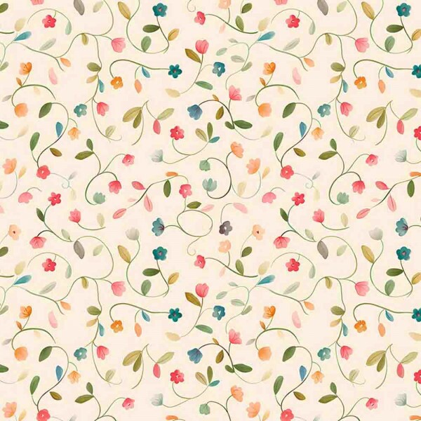 COLEÇÃO TINY FLOWERS  - TRIC. EST. DIGITAL - FLORAL 1 - 92097-001