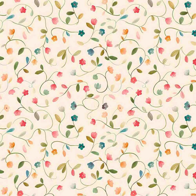 COLEÇÃO TINY FLOWERS  - TRIC. EST. DIGITAL - FLORAL 1 - 92097-001