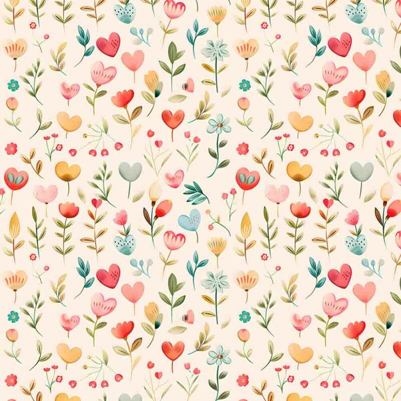 COLEÇÃO TINY FLOWERS  - TRIC. EST. DIGITAL - FLOR CORAÇÃO - 92093-001