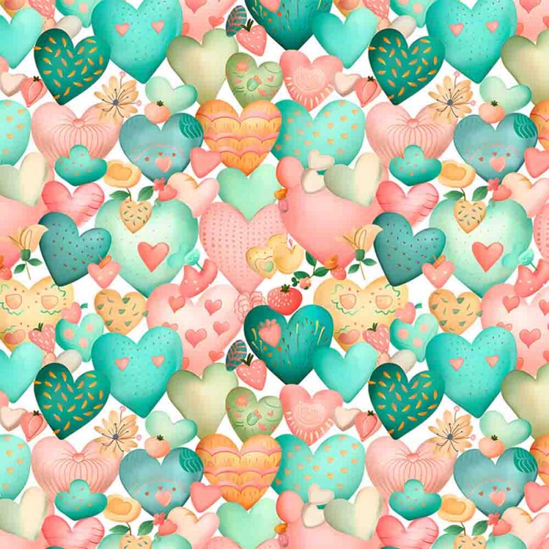 COLEÇÃO CORU JANETE  - TRIC. EST. DIGITAL - CORAÇÕES - 92107-001