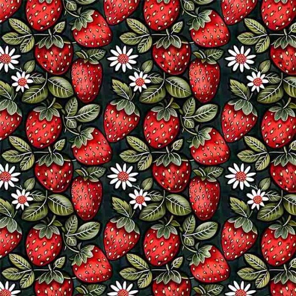 COLEÇÃO FRUTAS COUNTRY -  TRIC. EST. DIGITAL - MORANGO - 92113-001