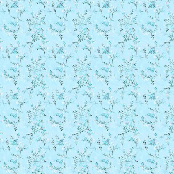FV25 - COLEÇÃO BLUE DOLLS - TRIC. EST. DIGITAL - FLORAL COMPOSE - 92684-001