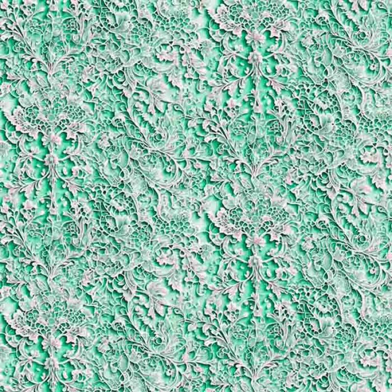 FV25 - COLEÇÃO TEA TIME - TRIC. EST. DIGITAL - RENDA VERDE -92678-003