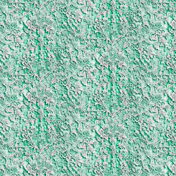 FV25 - COLEÇÃO TEA TIME - SARJA EST. DIGITAL HIDRORREPELENTE - RENDA VERDE - 92678-003