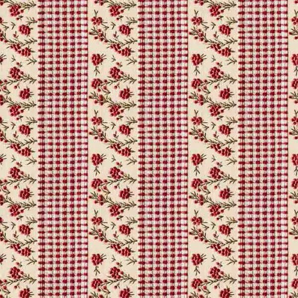 COLEÇÃO BORDADO VERMELHO - TRIC EST DIGITAL - LARG 1,50 - LISTRADO ESTAMPADO - 92953-001