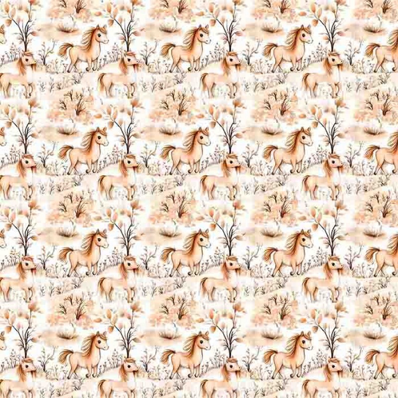 COLEÇÃO MEADOW -  TRIC EST DIGITAL - LARG 1,50m - CAVALOS - 93242-001