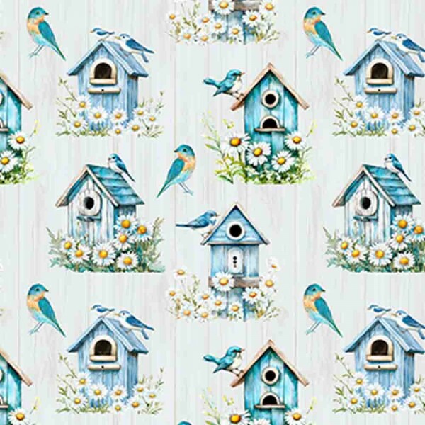 COLEÇÃO DENIM -  TRIC EST DIGITAL - LARG 1,50m - CASINHA PASSARO AZUL - 93329-001