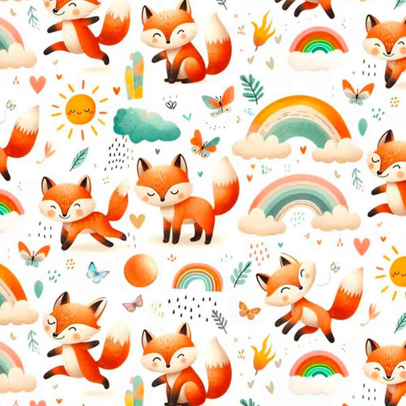 COLEÇÃO RAINBOW FOX -  TRIC EST DIGITAL - LARG 1,50 - RAPOSA PEQUENA - 93253-001