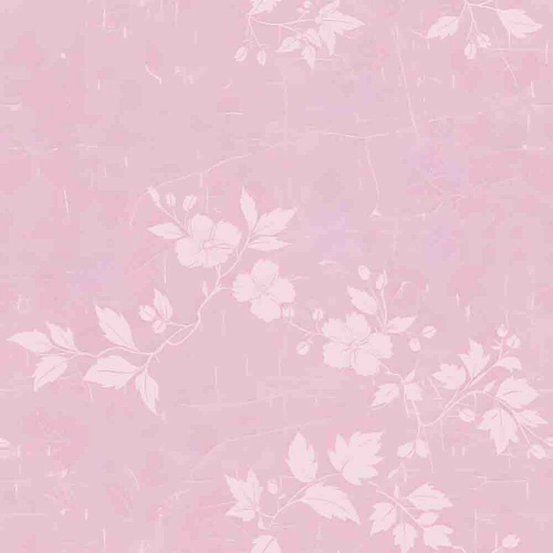 AB25 - COLEÇÃO FLORAL COTTON - TRIC EST DIGITAL - LARG 1,50m - TEXTURA ROSA