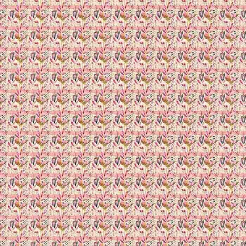 AB25 - COLEÇÃO MODERN GARDEN - TRIC EST DIGITAL - LARG 1,50m - FLORAL