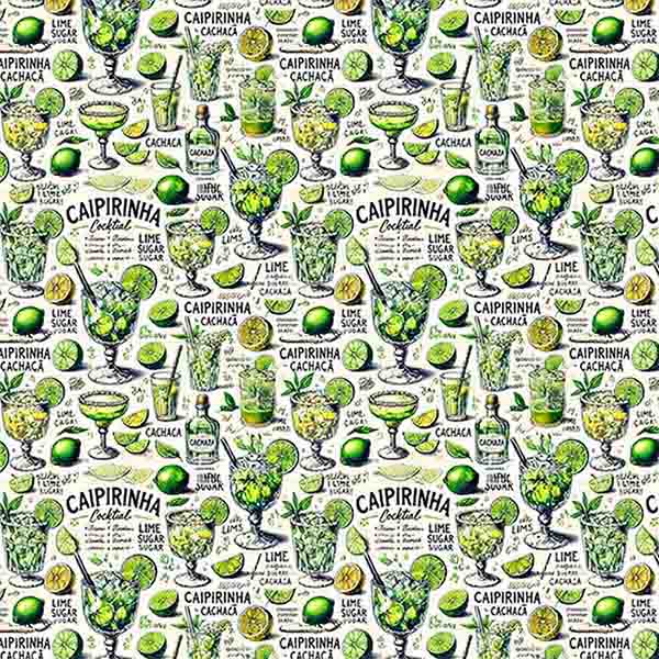 COLEÇÃO DRINKS - TRIC EST DIGITAL - LARG 1,50m - CAIPIRINHA 94070-001