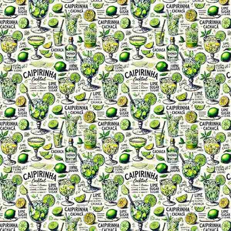 COLEÇÃO DRINKS - TRIC EST DIGITAL - LARG 1,50m - CAIPIRINHA 94070-001