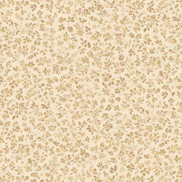 COLEÇÃO SERENITY - TRIC EST DIGITAL - LARG 1,50 - FLORAL MIUDO TEXTURA FUNDO BEGE - 94078-001