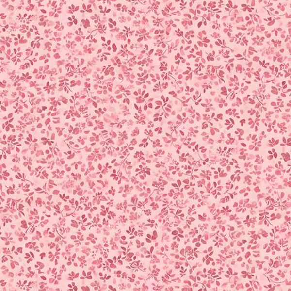 COLEÇÃO SERENITY - TRIC EST DIGITAL - LARG 1,50 - FLORAL MIUDO TEXTURA FUNDO ROSA - 94078-002